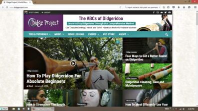 Didge Project NYC Website Redesign