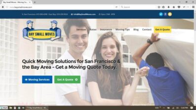 Bay Small Moves Website Redesign