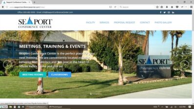 Seaport Conference Center Website Redesign