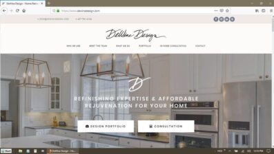 DeWine Design Website Redesign