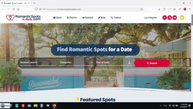 Romantic Spots In Austin Website Redesign